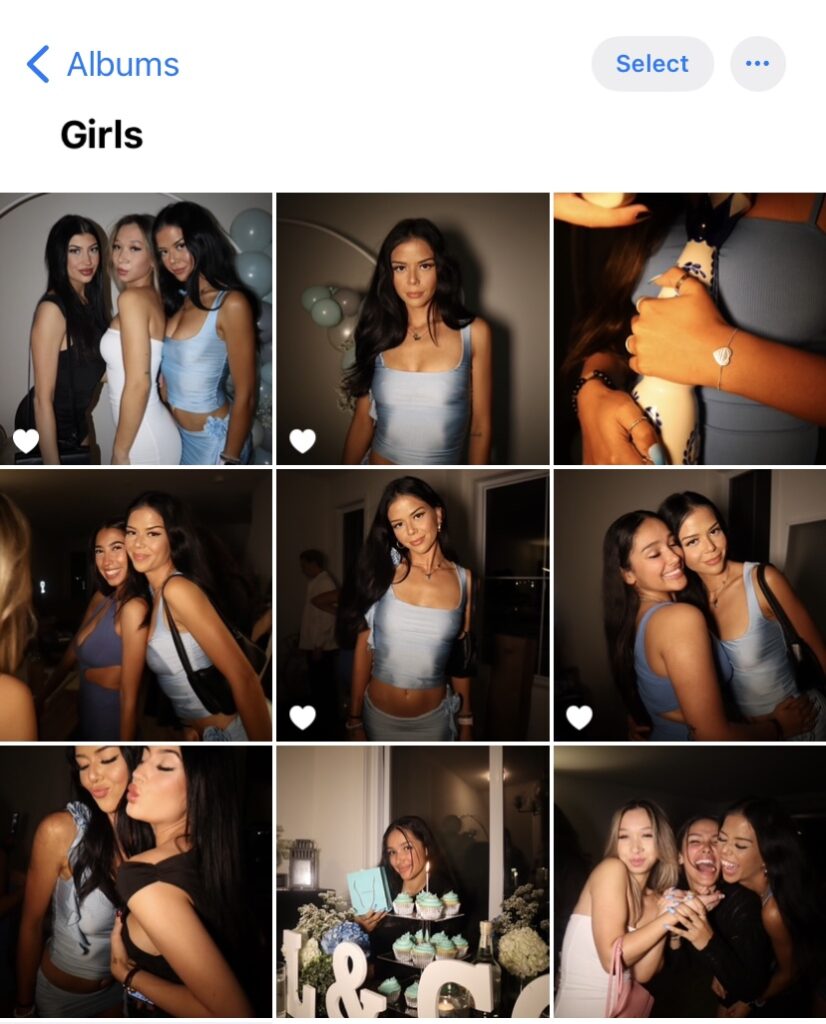 photo album with my friends and i named girls